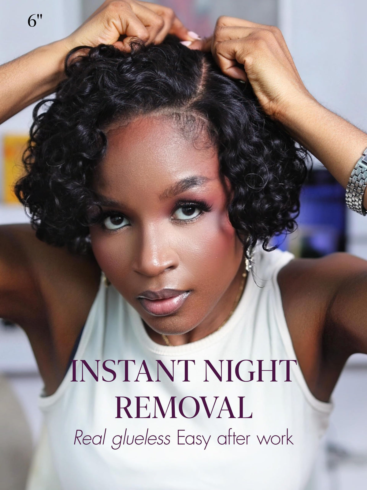 LUVME HAIR water wave texture with natural bounce