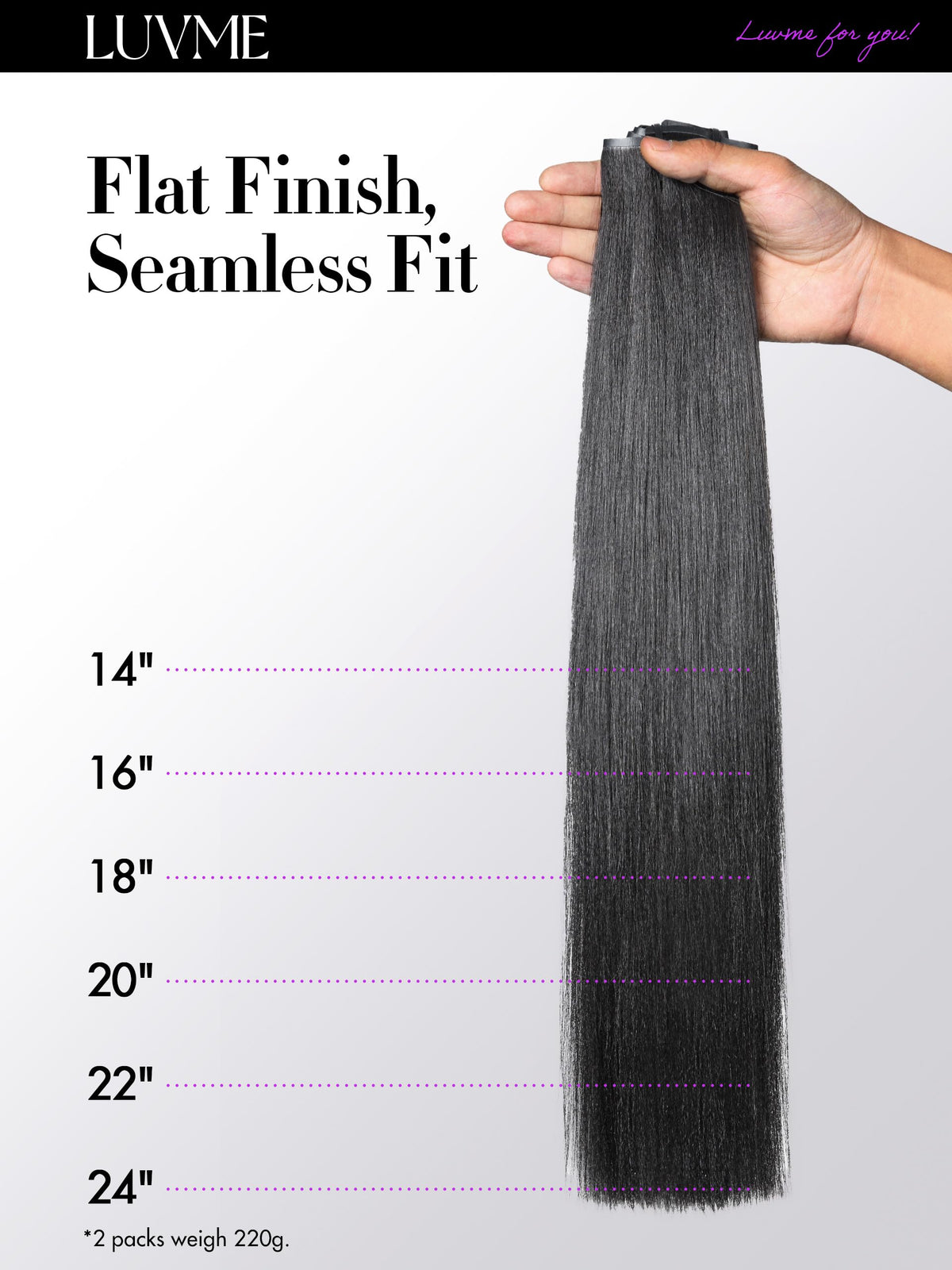 LUVME heat-safe human hair clips enable curling and subtle dyeing