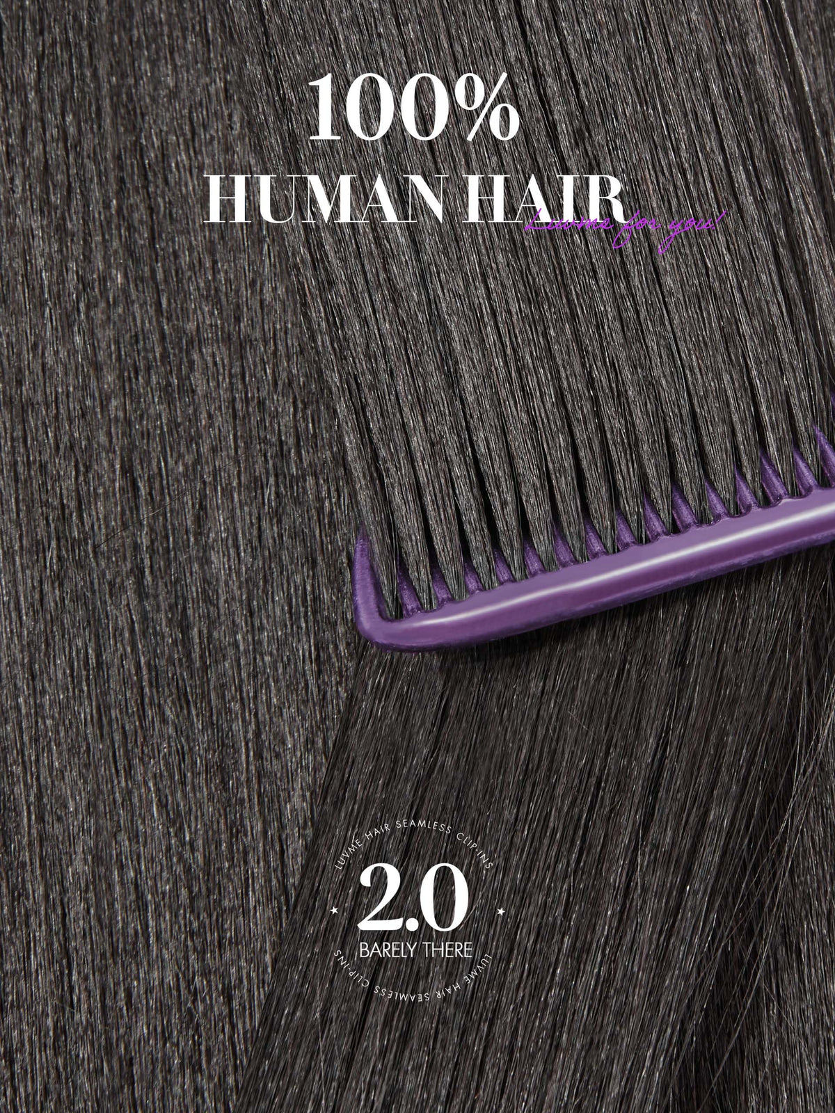 LUVME heat-styling friendly textures support curling or straightening