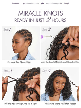 LUVME kinky-straight texture provides textured fullness for a natural look.