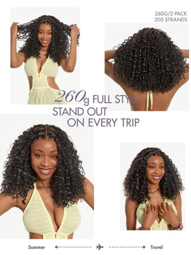 LUVME lightweight crochet hair offers comfortable all-day wear.