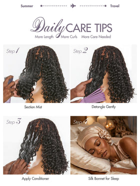 LUVME easy heat-styling compatible for custom curls and waves.