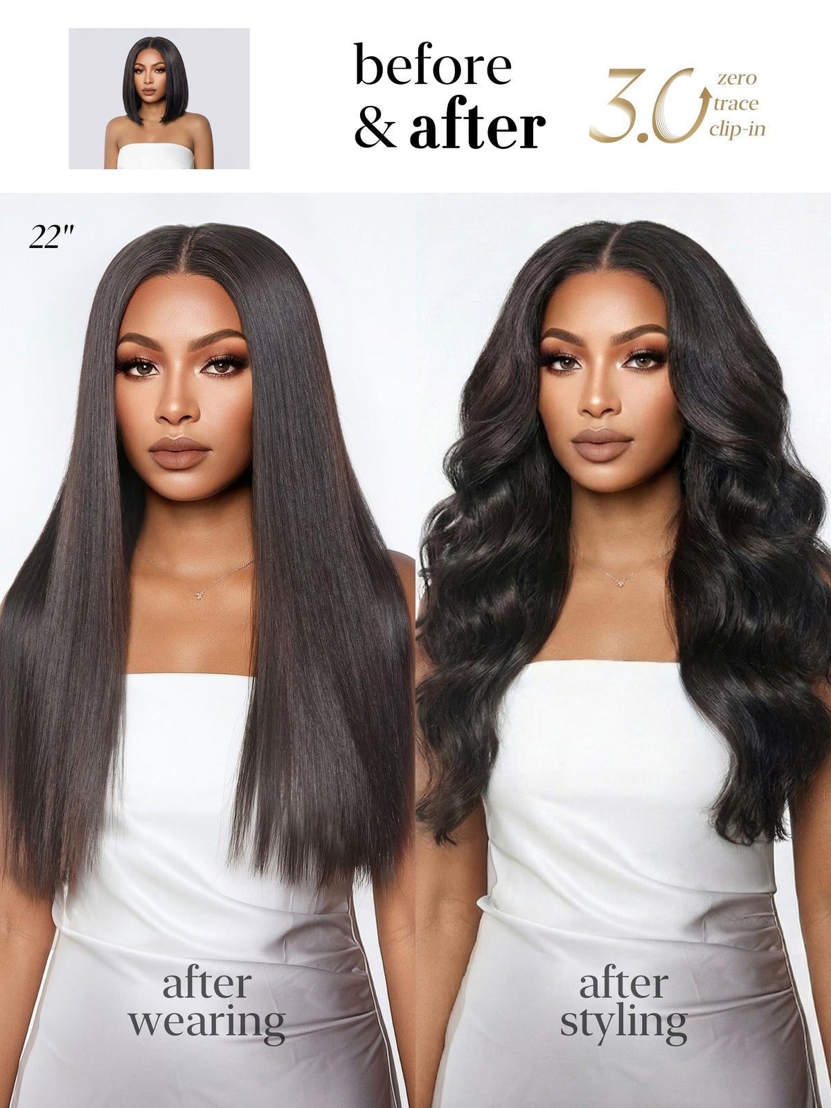 LUVME 100% real Remy hair for versatile styling.