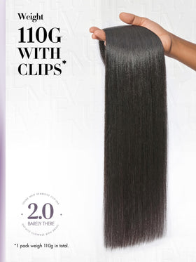 LUVME weft detail highlights secure clips and durability
