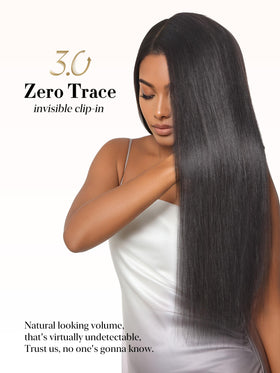 LUVME Yaki Straight clip-ins 16–20 in for natural texture.