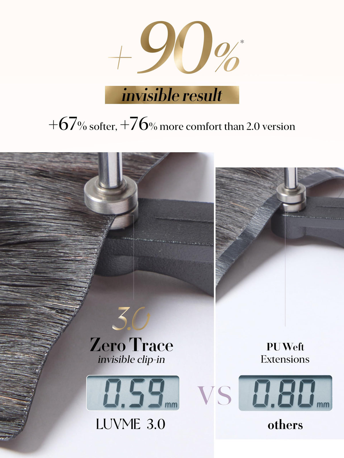 LUVME Yaki Straight clip-ins 22–24 in for fuller looks.