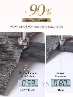 LUVME Yaki Straight clip-ins 22–24 in for fuller looks.