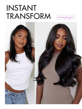 LUVME HAIR glueless installation offers quick, adhesive-free wear.