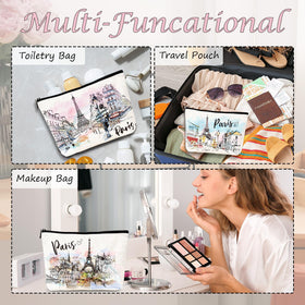 Luvsweets travel zipper pouch ideal for toiletries and travel essentials.