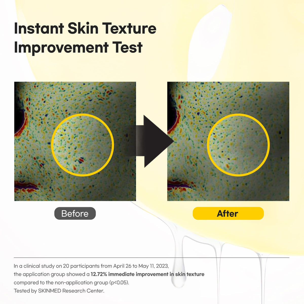 LUVUM Afterglow Yuja Gel Mask Vitamin C ingredient closeup highlights Goheung origin.