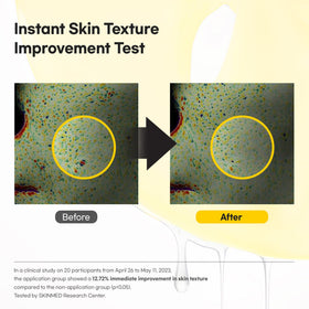 LUVUM Afterglow Yuja Gel Mask Vitamin C ingredient closeup highlights Goheung origin.