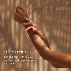 Lux Unfiltered N°16 tuberose scent close-up highlights gardenia notes.
