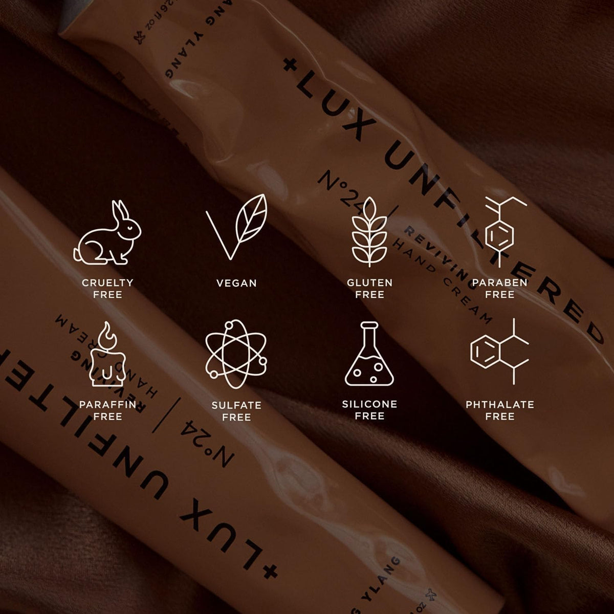 Lux Unfiltered N°24 ylang-ylang scent note with bergamot hints.