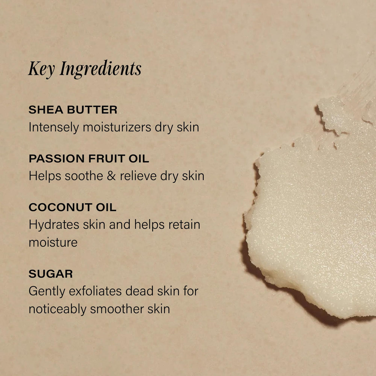 Applying Lux Unfiltered N°28 exfoliating body polish for smoother skin