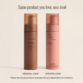 Creamy foam on skin from Lux Unfiltered N°36 for even application.