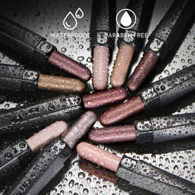 LUXAZA Eyeshadow Stick includes blending brush for smoother finish.