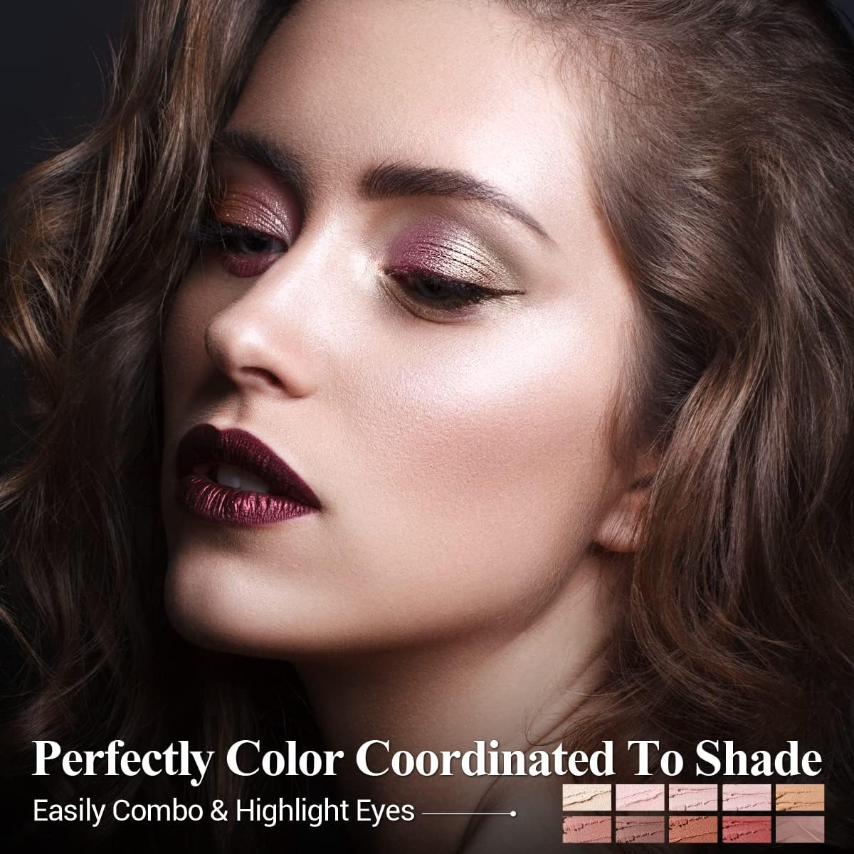 LUXAZA Eyeshadow Stick hexagonal tube provides a comfortable grip.