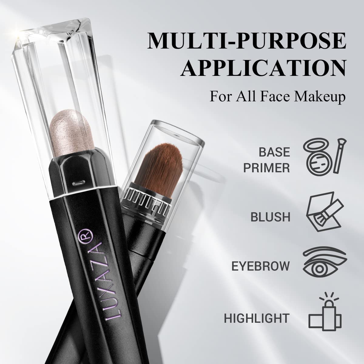 LUXAZA PRO Shimmer Eyeshadow Stick long-lasting wear up to 10-12 hours.