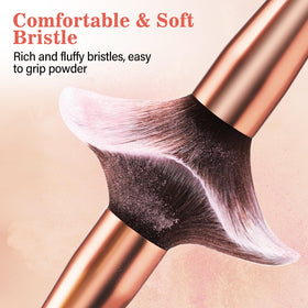 LUXBRU soft bristle foundation brush for even application.