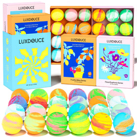 Luxdouce Floral Euphoria bath bombs deliver floral scents for a luxurious soak.