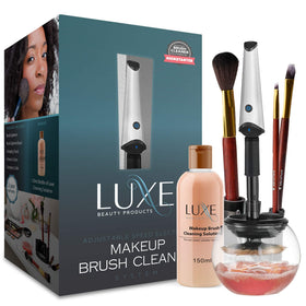 Luxe compact cleaning kit for brushes, ideal for tidy vanity storage