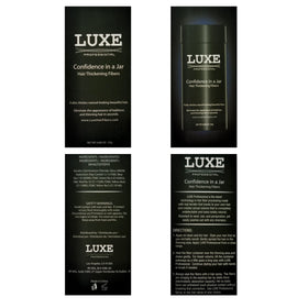 LUXE Hair Building Fibers are dermatologist-tested and hypoallergenic