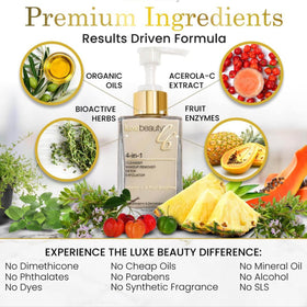 LUXEBEAUTY Luxe Cleanser fragrance-free formula for sensitive skin