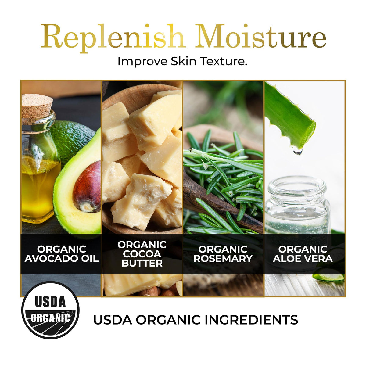 LuxeLotion hyaluronic-acid body care supports smooth, hydrated skin