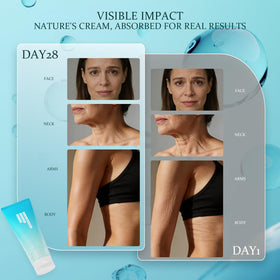 Luxeviss application motion on arm shows multi-area care in action.