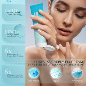Luxeviss body care finish shot highlights daily hydration potential.
