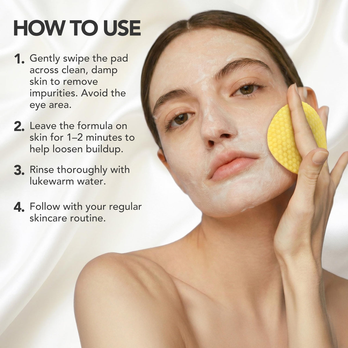 LuxeZX Turmeric Kojic Pads for face and body use in daily skincare.
