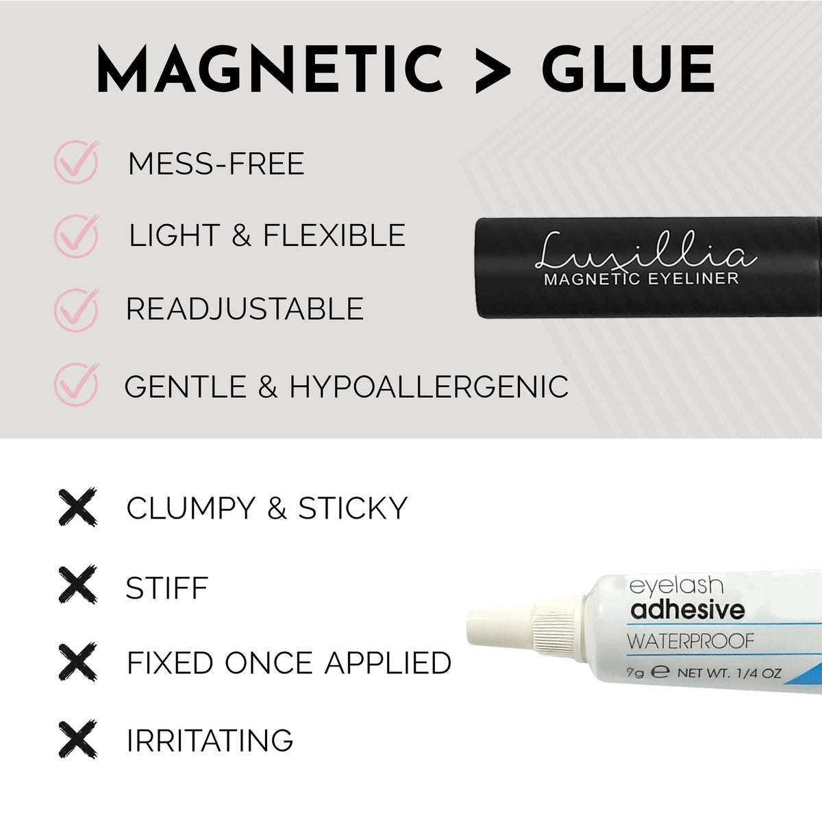 Luxillia applicator tool demonstrating precise placement for beginners and pros alike.