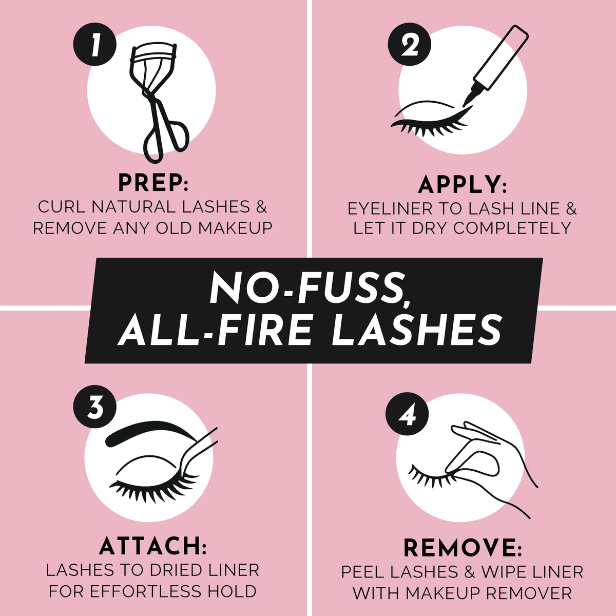 Luxillia waterproof magnetic eyeliner for shower-safe lashes and long-lasting hold.
