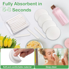 Luxiv compact 3.1 inch sponge ideal for estheticians and travel.