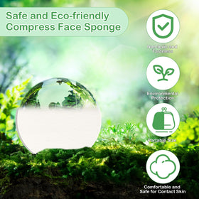 Luxiv safe soft material facial sponge suitable for all skin types.
