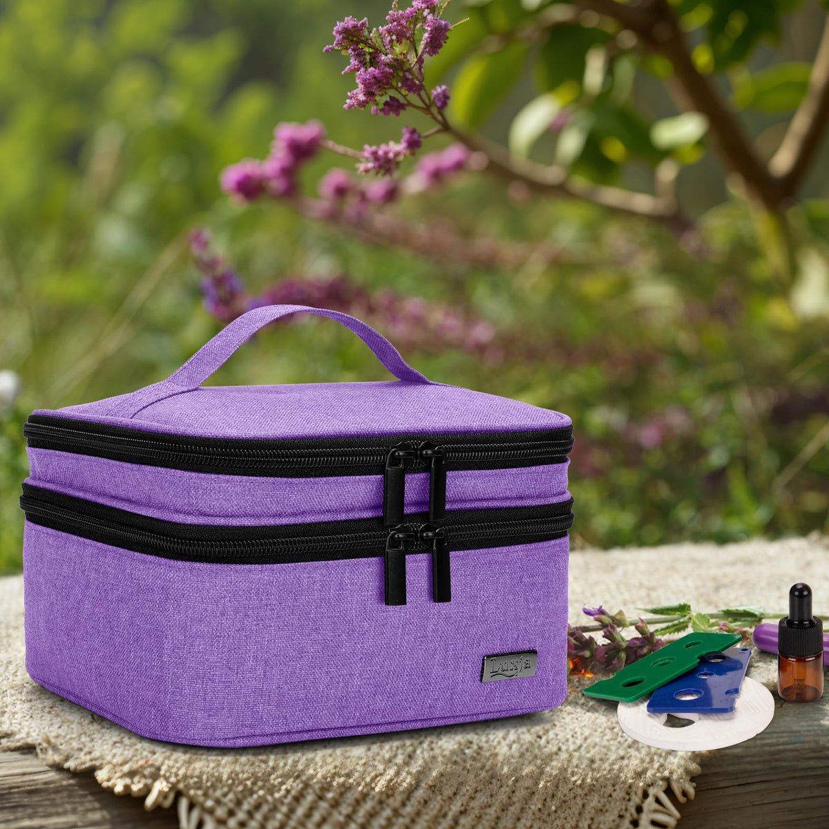 LUXJA travel-friendly size fits in luggage for trips.