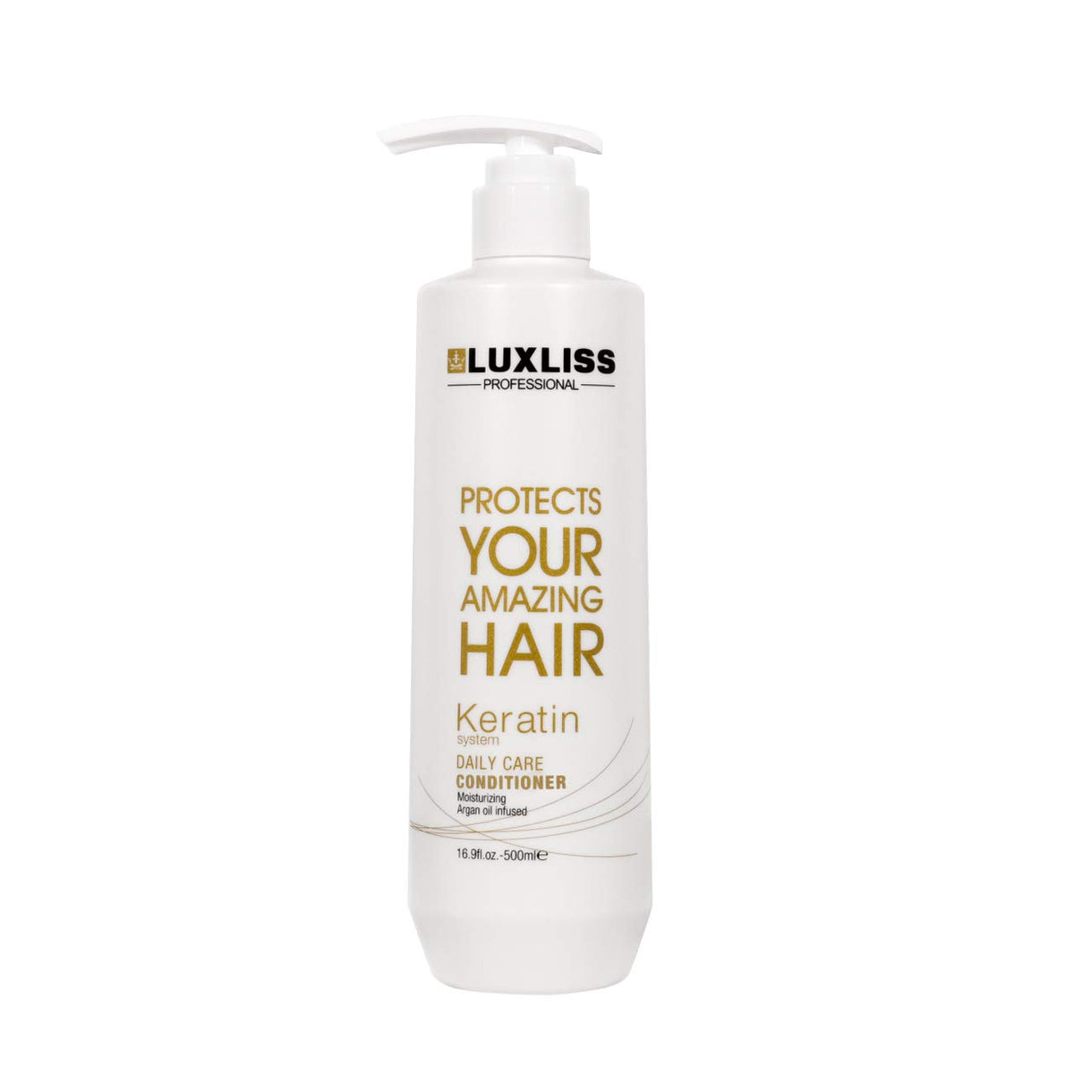 Luxliss anti-frizz close-up for controlled styling in humidity.