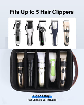 Luxtude barber-case travel-ready and compact fits in luggage for easy trips.