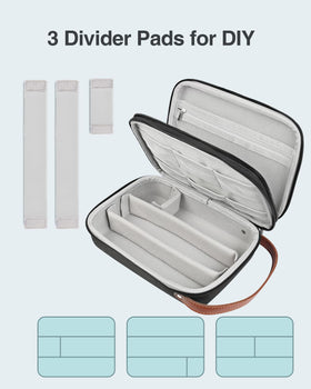 Luxtude case with Velcro dividers keeping clippers separate