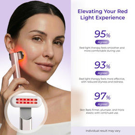 Luxvez serum with collagen-like components for a smoother feel.