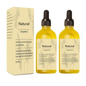 Lvjonya Rosemary Oil 2pcs bottle front view for scalp nourishment.