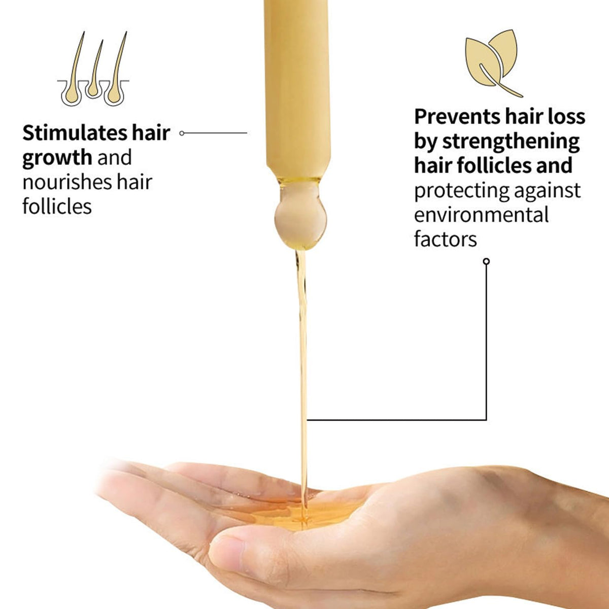 Lvjonya Rosemary Oil label closeup highlights vegan formula.
