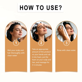 Salon-style view of hair health after using Lvjonya rosemary shampoo