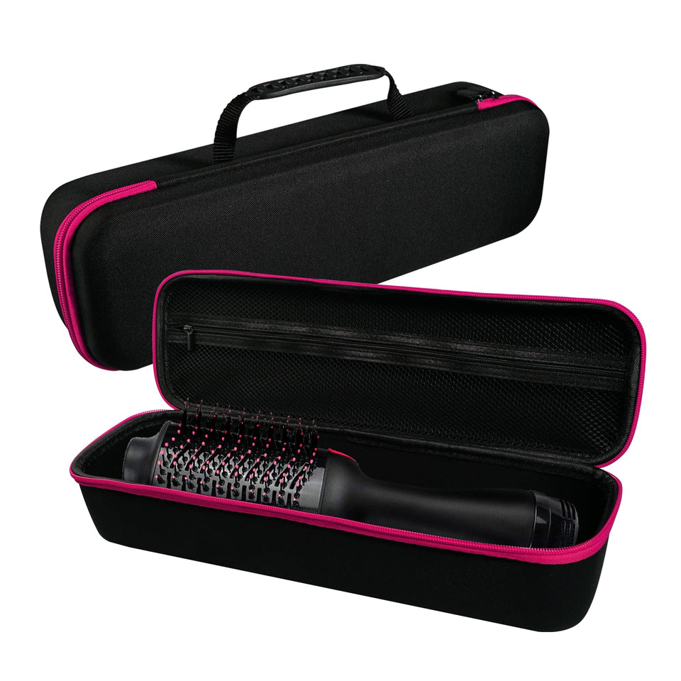 LVKAYCE Revlon One-Step case rose red close-up protects your styling tool.