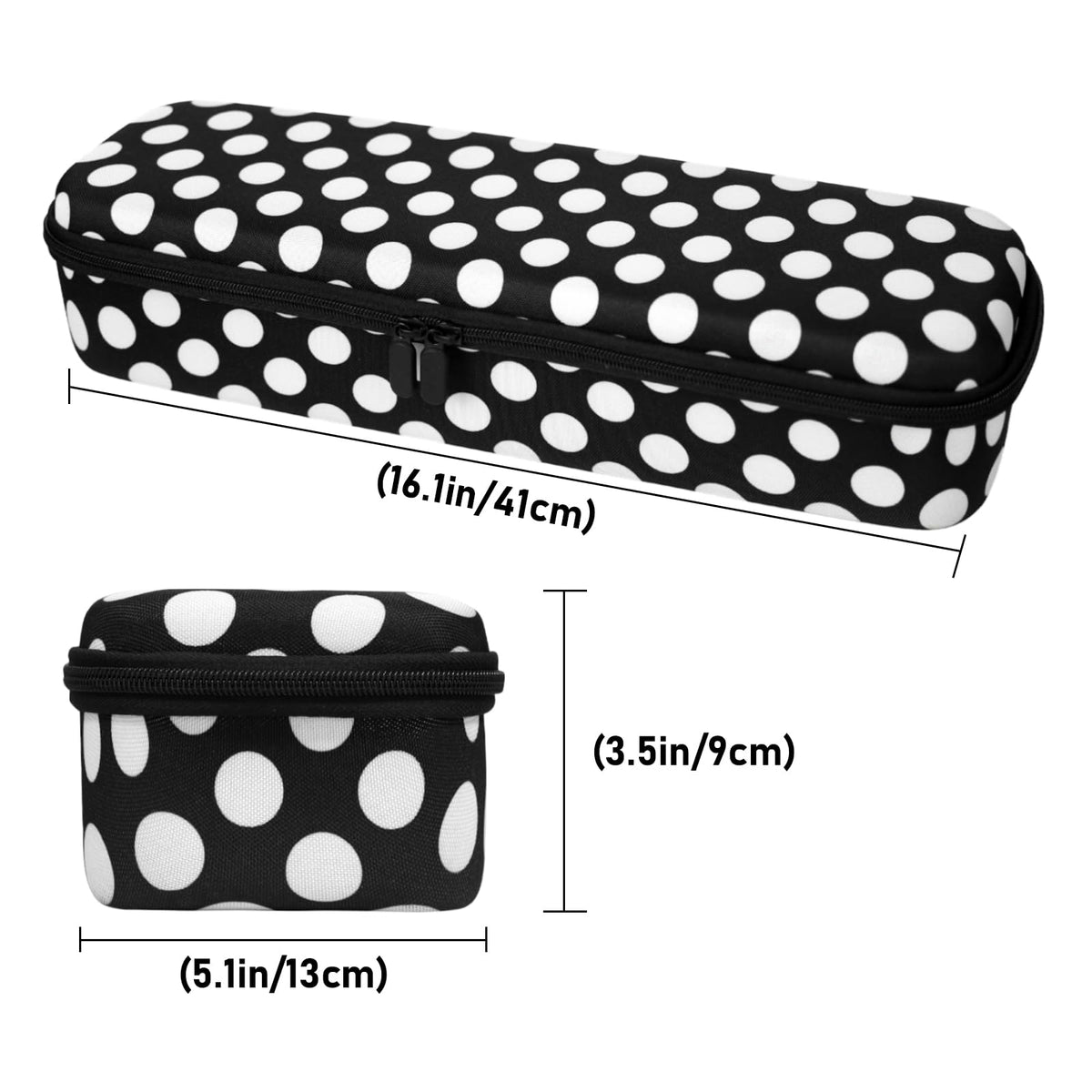 LVKAYCE two-way zipper provides smooth access for quick packing.