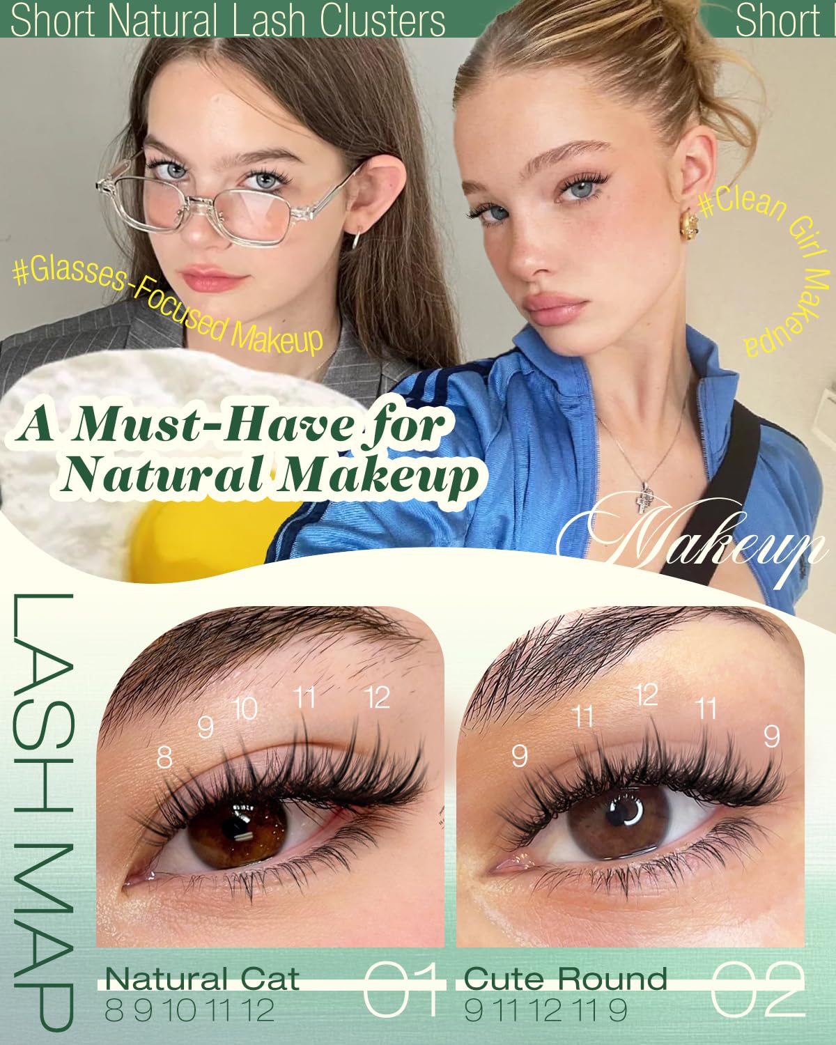 Lvmixwig manga lash extensions 8-12mm for easy at-home glam.