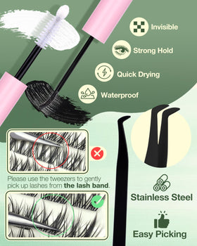 Lvmixwig soft-weight lashes for all-day comfort.