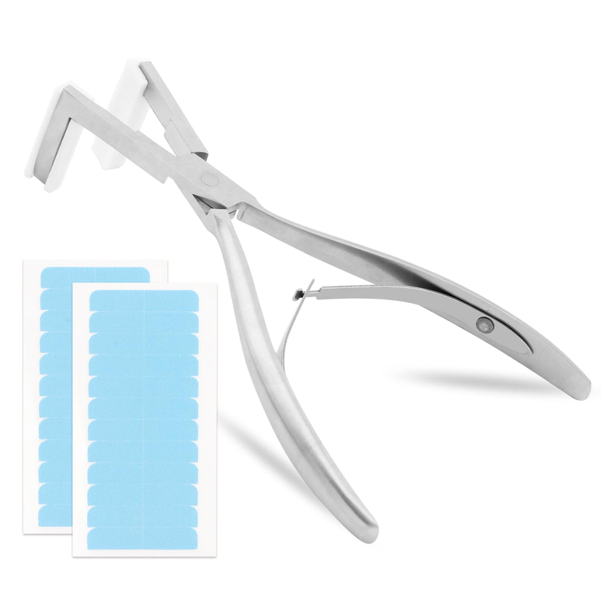 LVOERTUIG toolkit in action for professional hair extensions