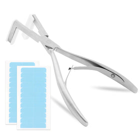 LVOERTUIG toolkit in action for professional hair extensions