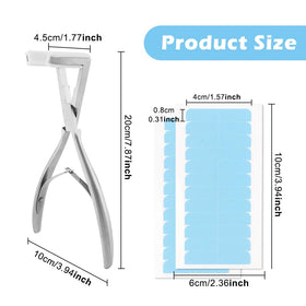 LVOERTUIG plier jaws with silicone pads for precise extension placement